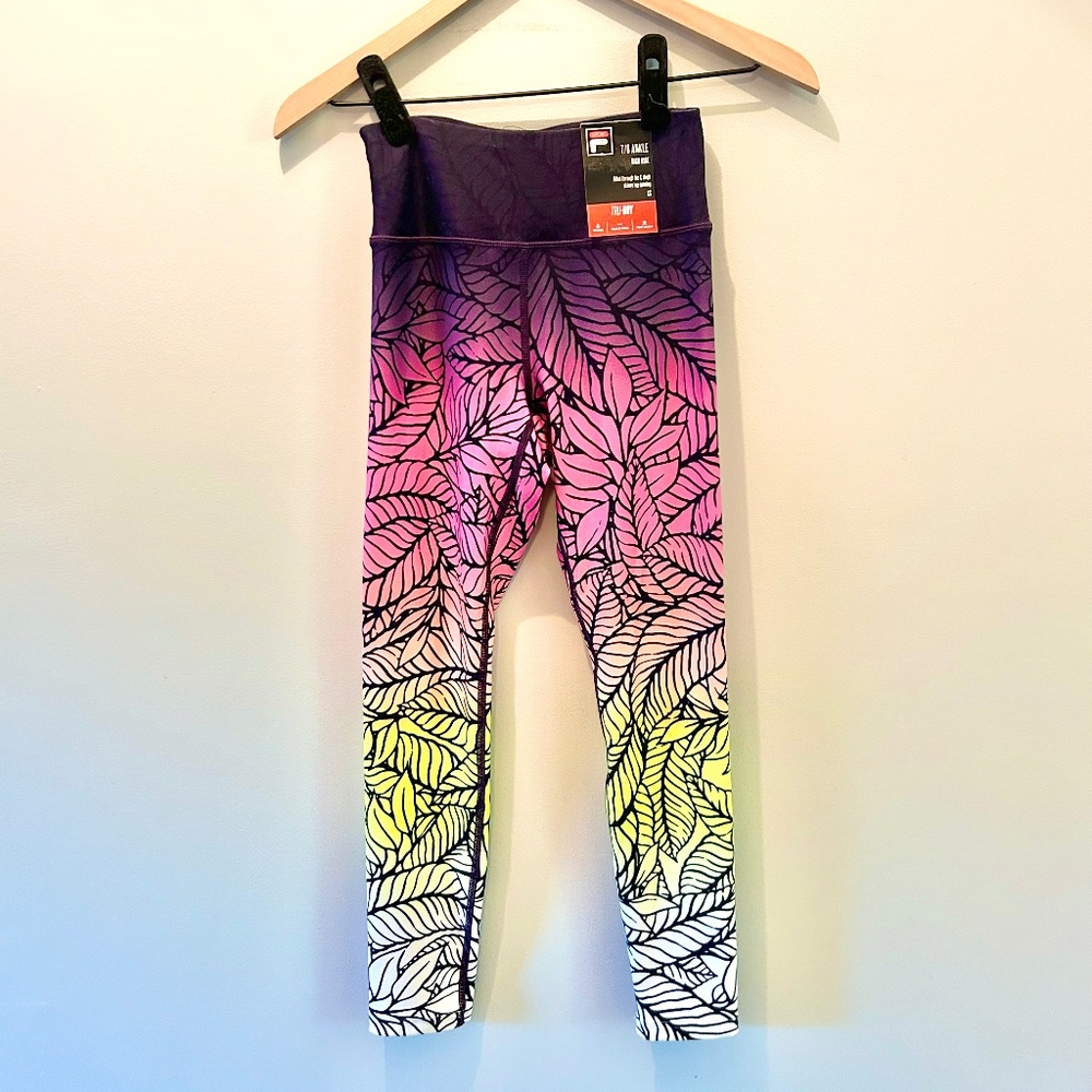 NWT brand New Fila Sport High Rise 7/8 Ankle Length Leggings